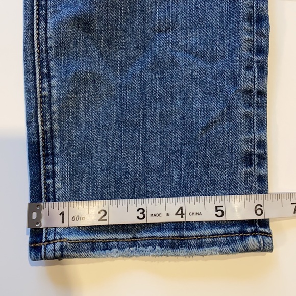 Silver Jeans SZ 26 Length 29 Suki Slim Distressed Denim Blue Jeans D32 - Picture 8 of 14